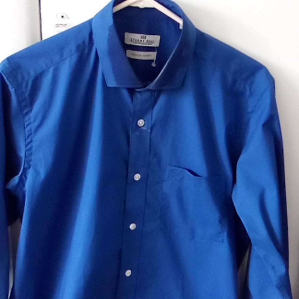 Stuart read/ blue dress shirt size/40 L premium shirts